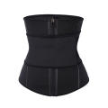 2020 Hot Sale Custom Logo Zipper Front Lose Weight Tummy Compression Belt Waist Trainer Women